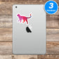 Cat Walking Vinyl Stickers