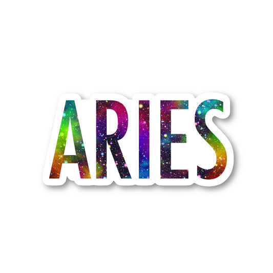 Aries Astrology Sign Vinyl Sticker