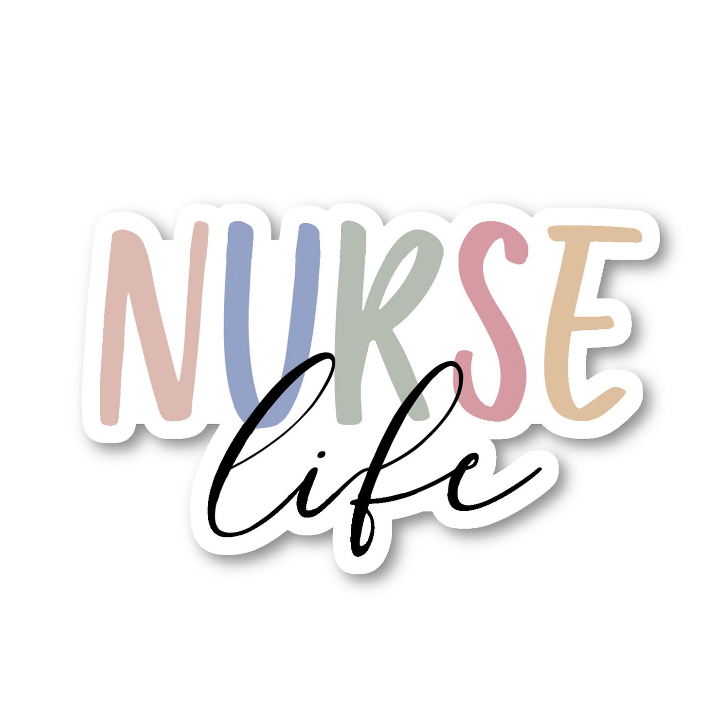 Nurse Life Vinyl Sticker