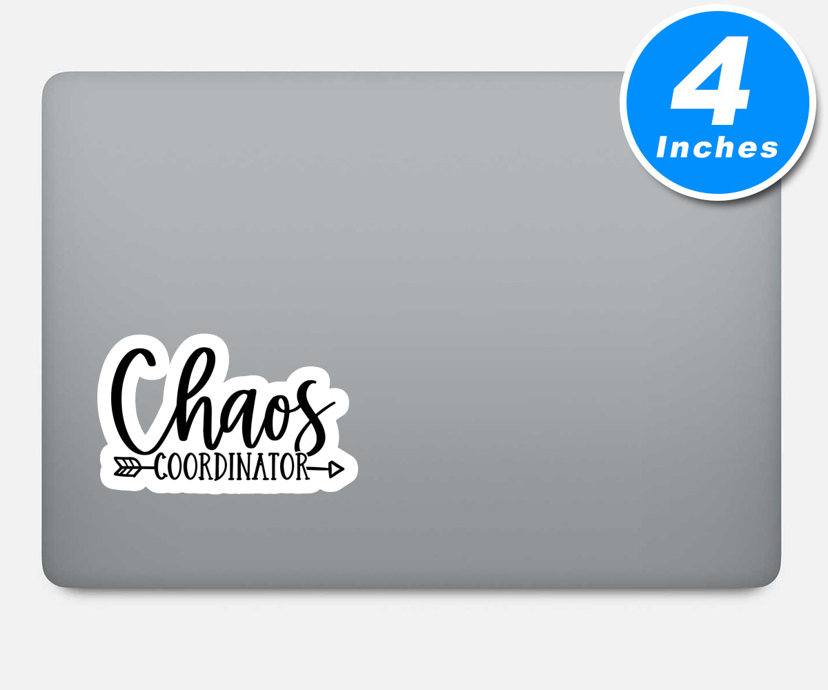 Teacher Chaos Coordinator Vinyl Stickers