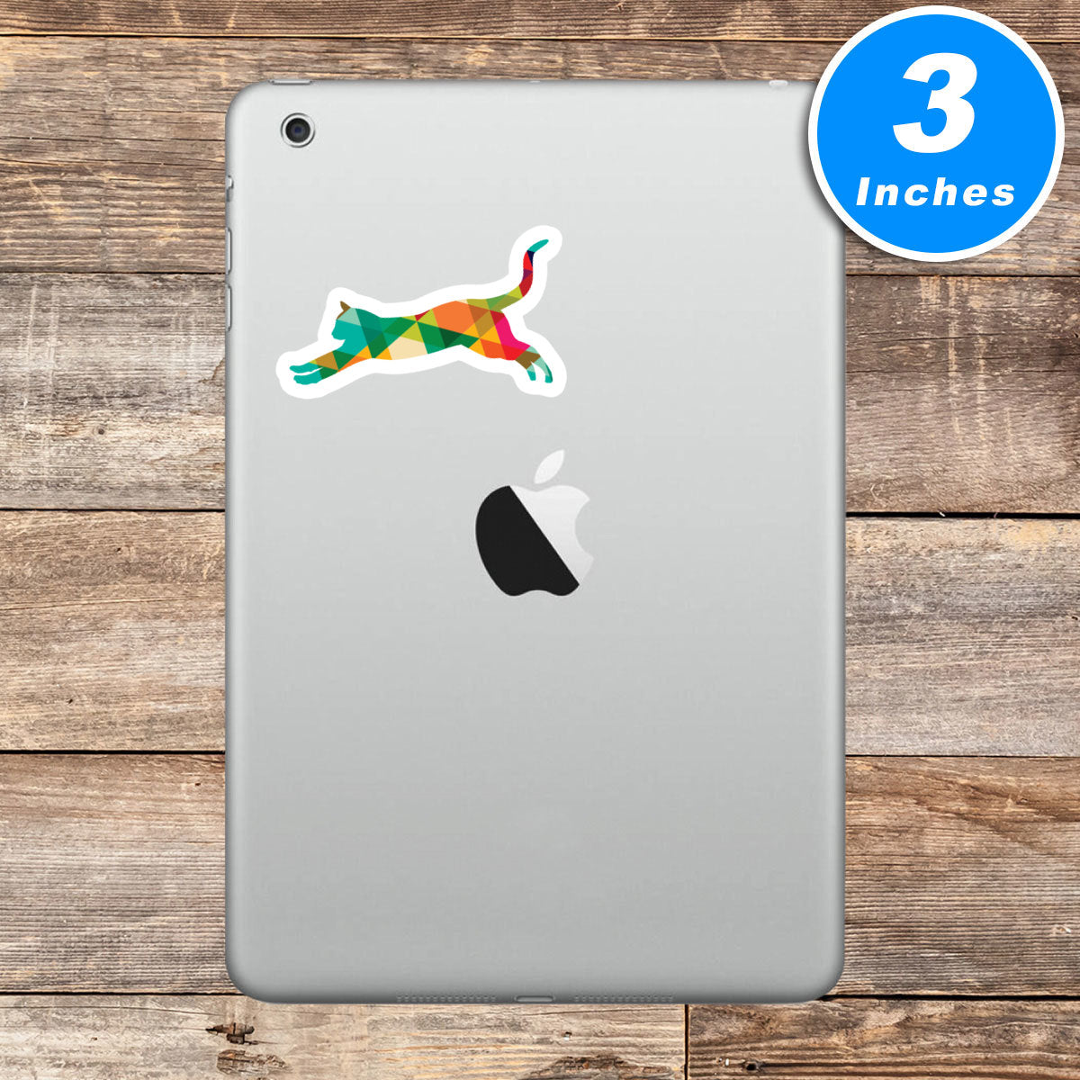 Cat Jumping Vinyl Stickers