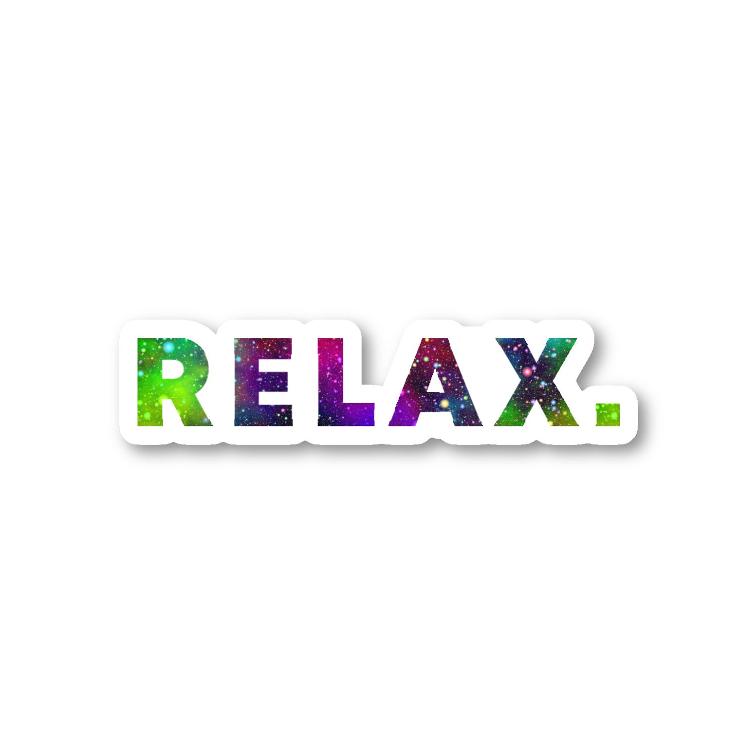 Relax Vinyl Sticker