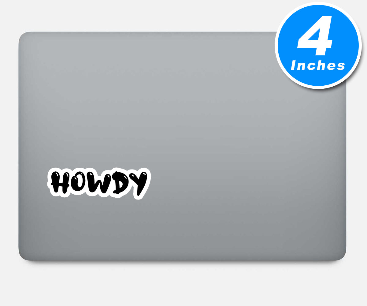 Howdy Vinyl Stickers