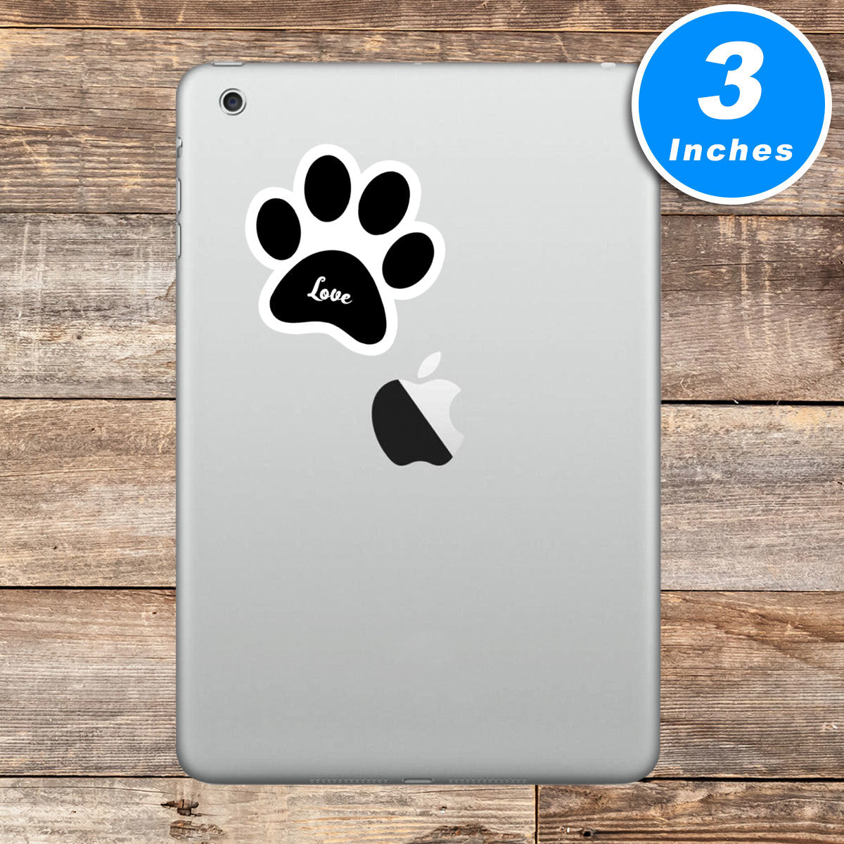 Dog Paw Love Vinyl Stickers