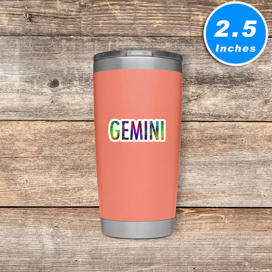 Gemini Astrology Sign Vinyl Stickers