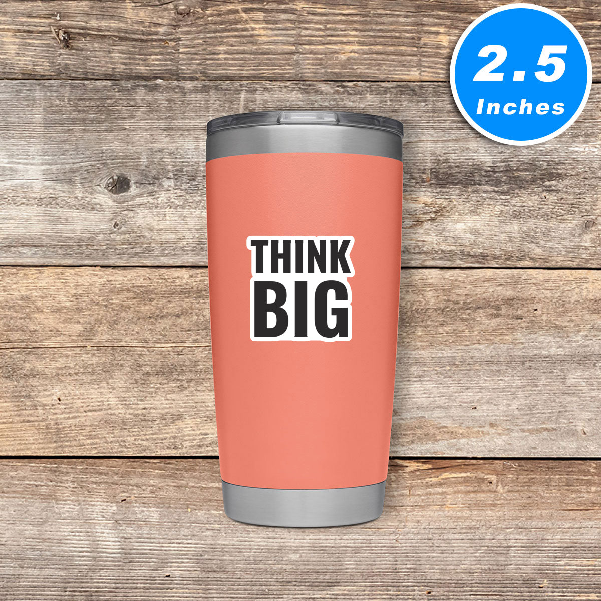 Think Big Vinyl Stickers