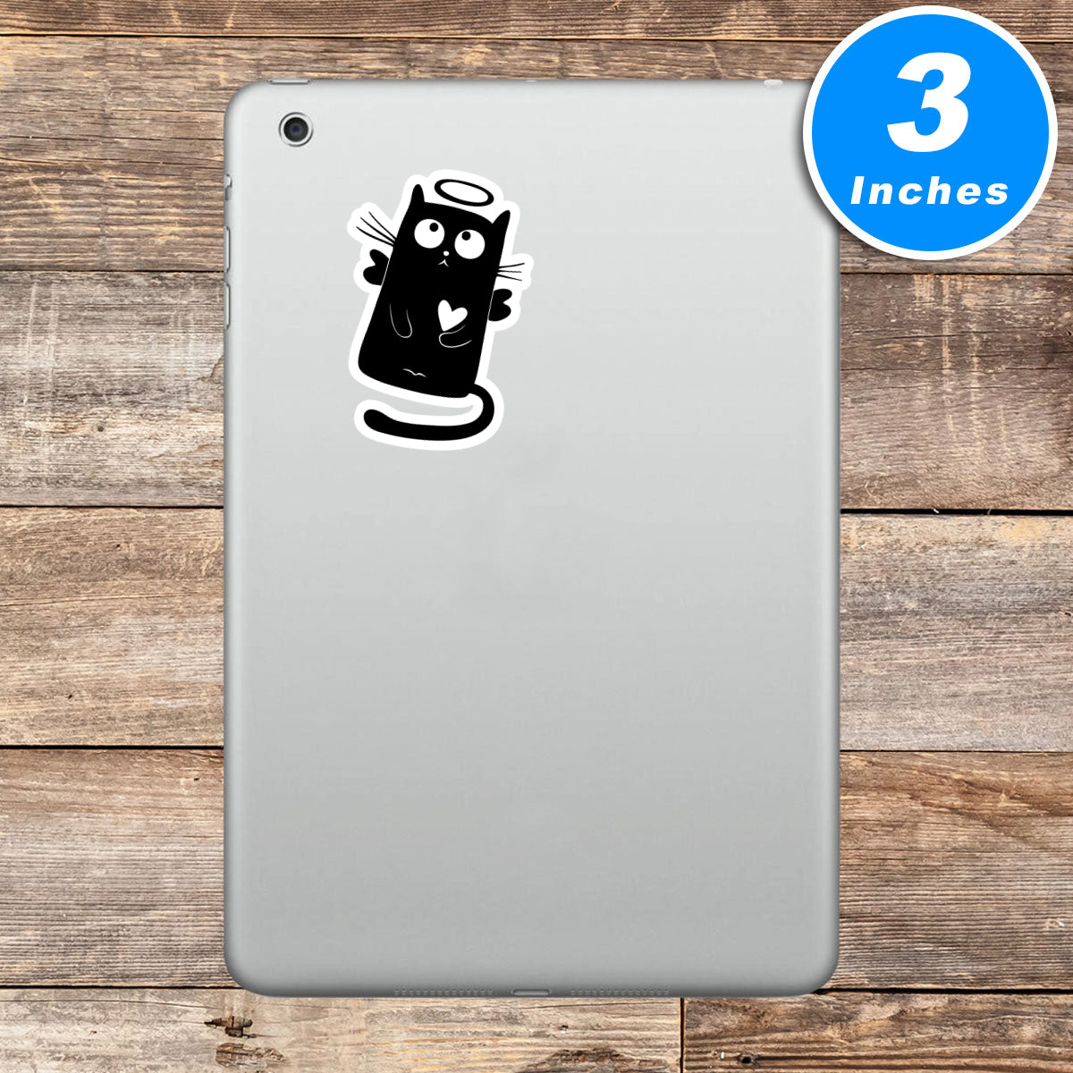 Funny Cat Angel Vinyl Stickers