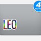 Leo Astrology Sign Vinyl Stickers