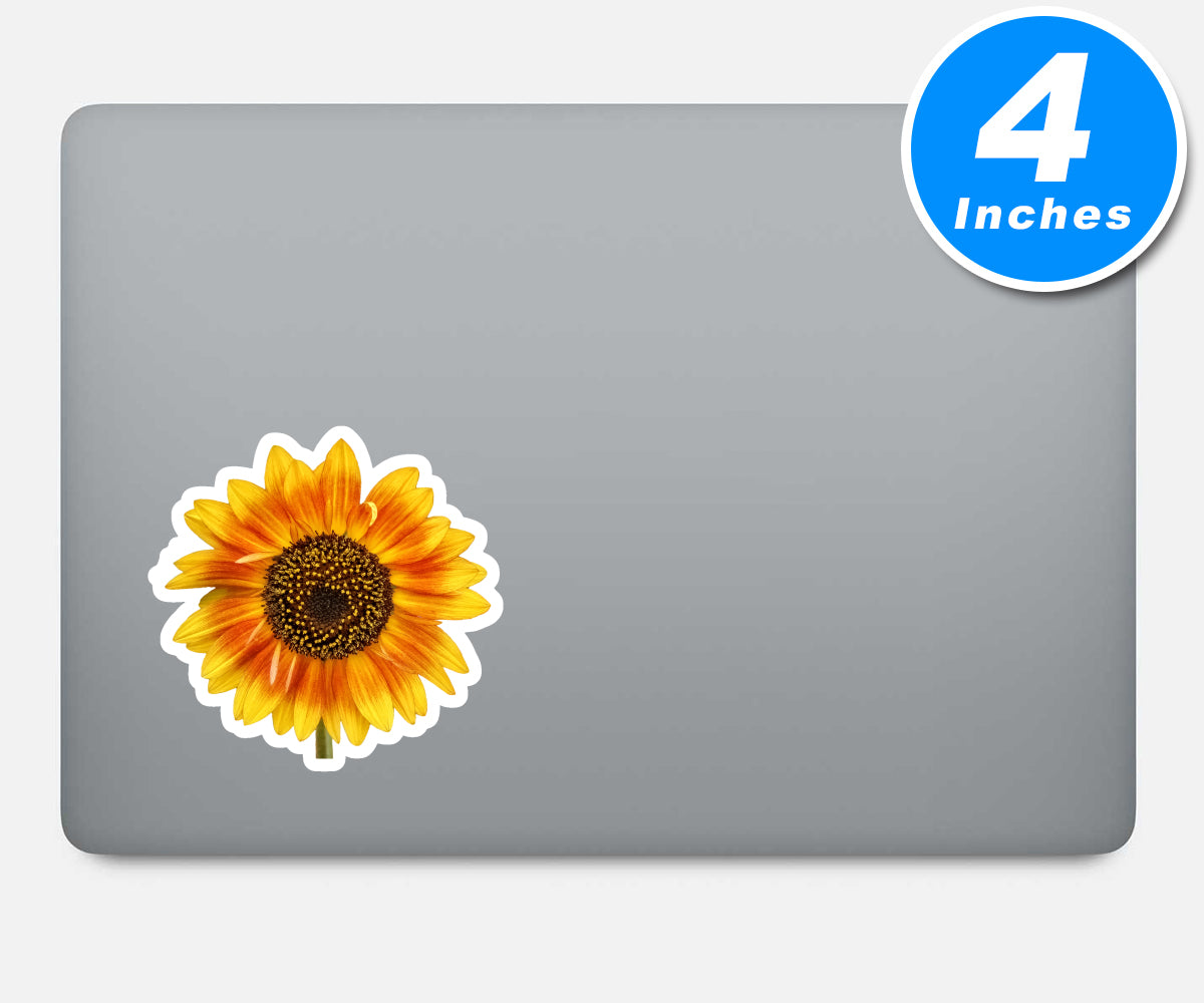 Sunflower Yellow Flowers Vinyl Stickers