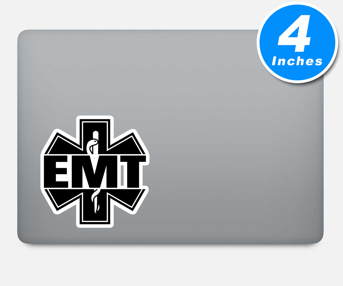 EMT Star Of Life Vinyl Stickers