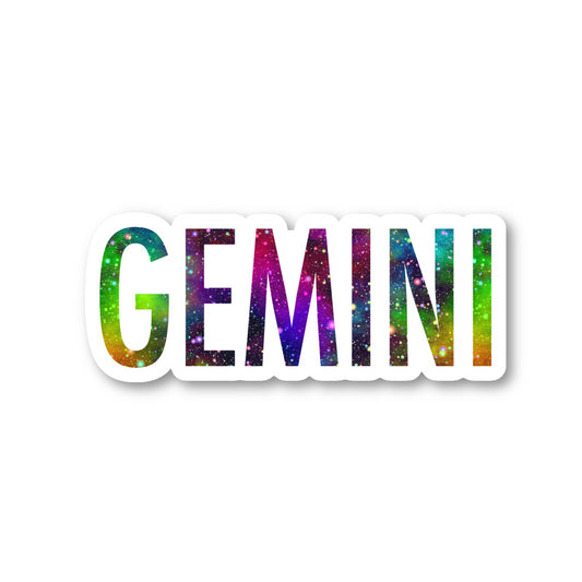 Gemini Astrology Sign Vinyl Sticker