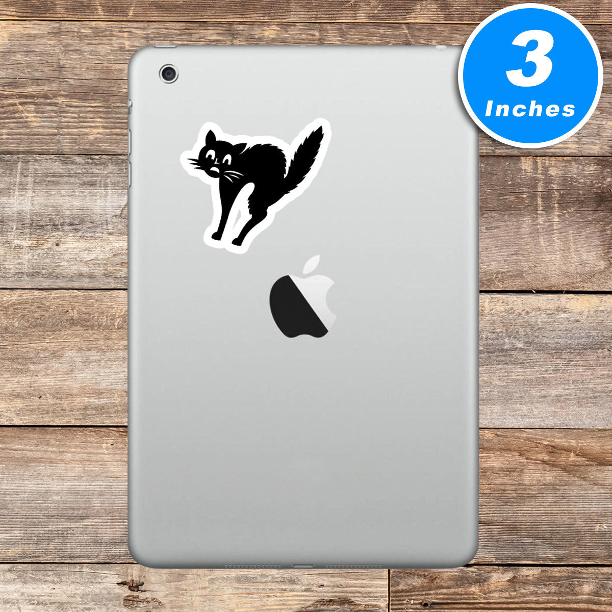 Scared Cat Vinyl Stickers