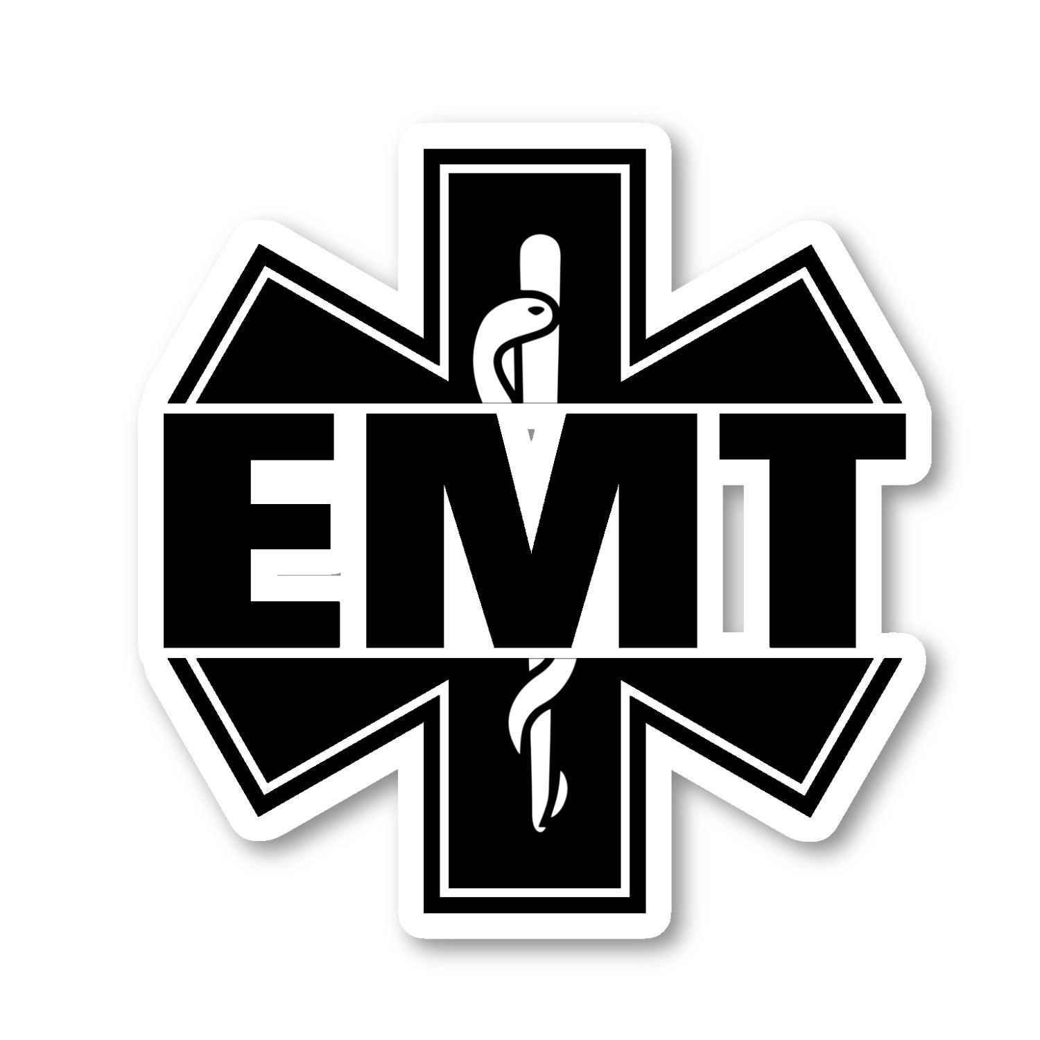 EMT Star Of Life Vinyl Sticker