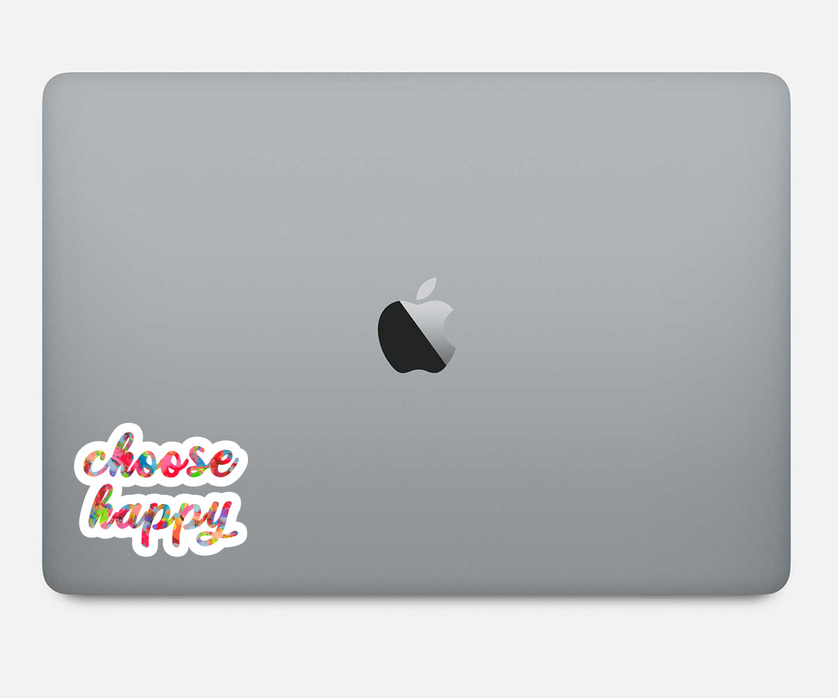 Choose Happy Vinyl Stickers