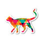 Cat Walking Vinyl Sticker