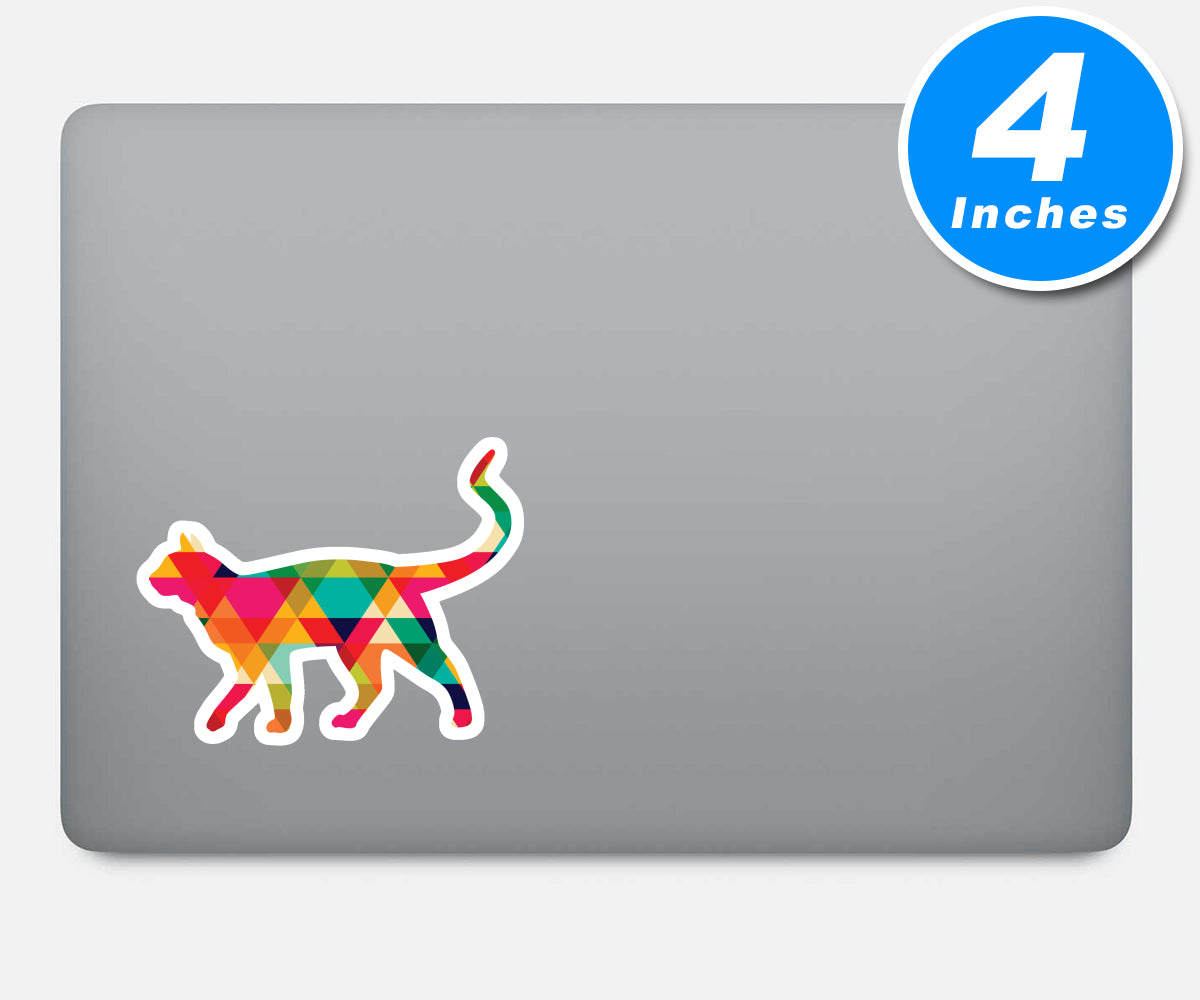 Cat Walking Vinyl Stickers