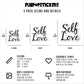 Self Love Vinyl Stickers