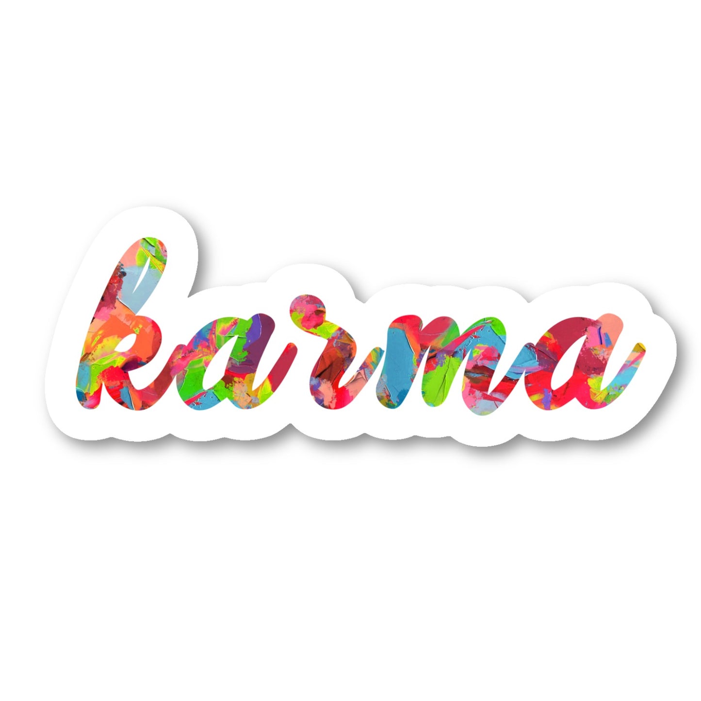 Karma Vinyl Sticker